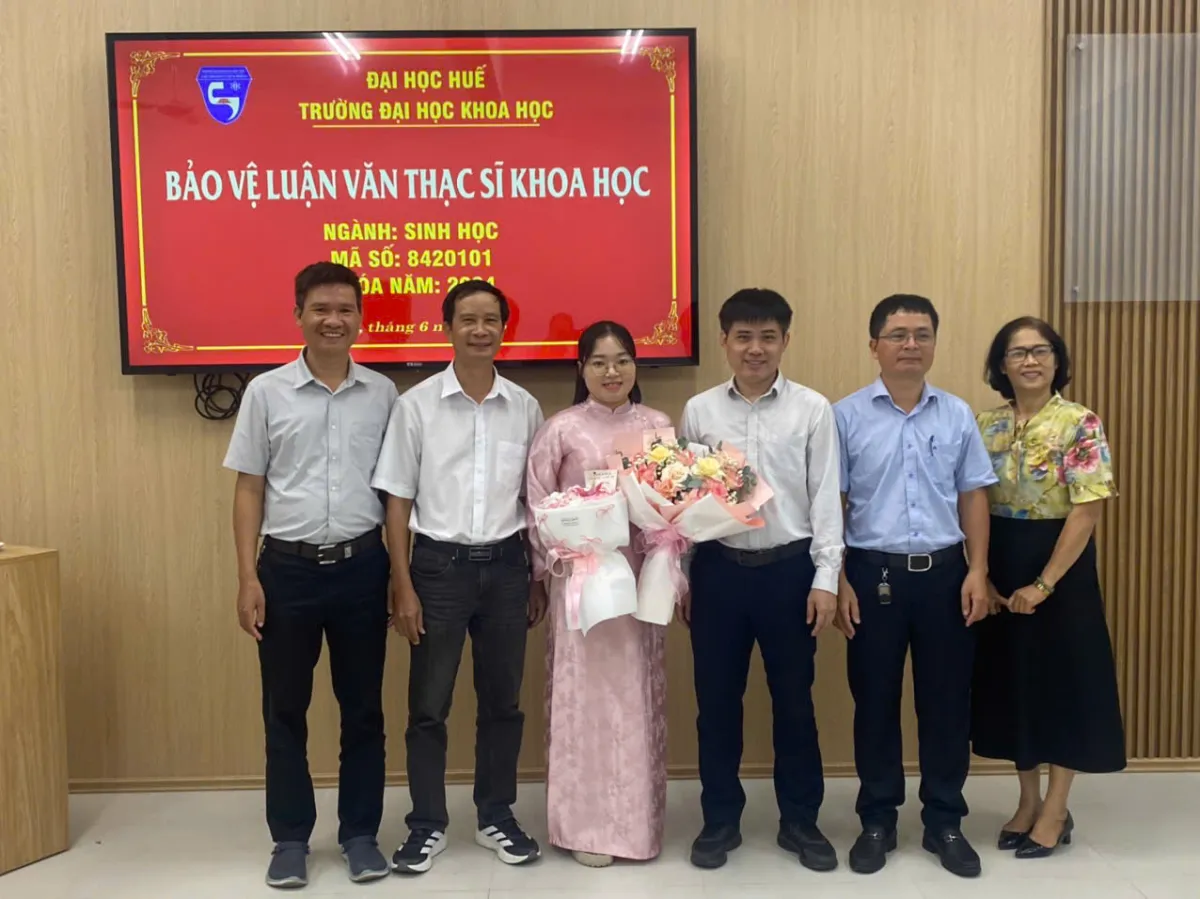 Bảo Vệ Luân Văn Thạc Sỹ Sinh Học