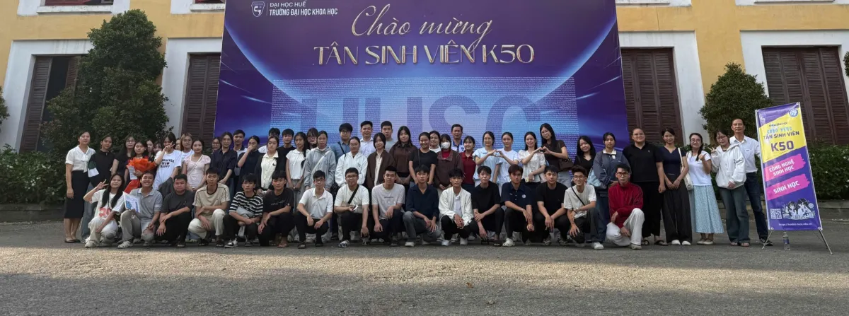 Gặp mặt tân sinh viên K50 Khoa Sinh Học